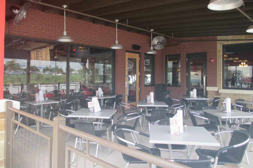 The Fuddruckers component seats 92 and features 3,000 square feet, while Luby’s can...
