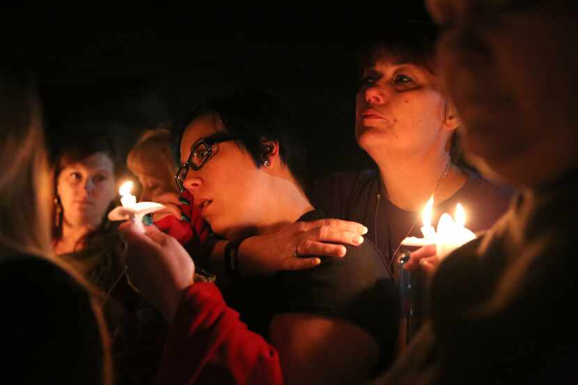 A candlelight vigil for Christina Morris was held  on March 8 near where her body was found...