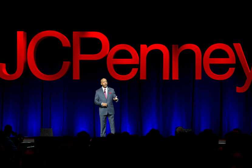 Marvin Ellison, CEO of J.C. Penney, spoke during an annual company staff meeting in March...