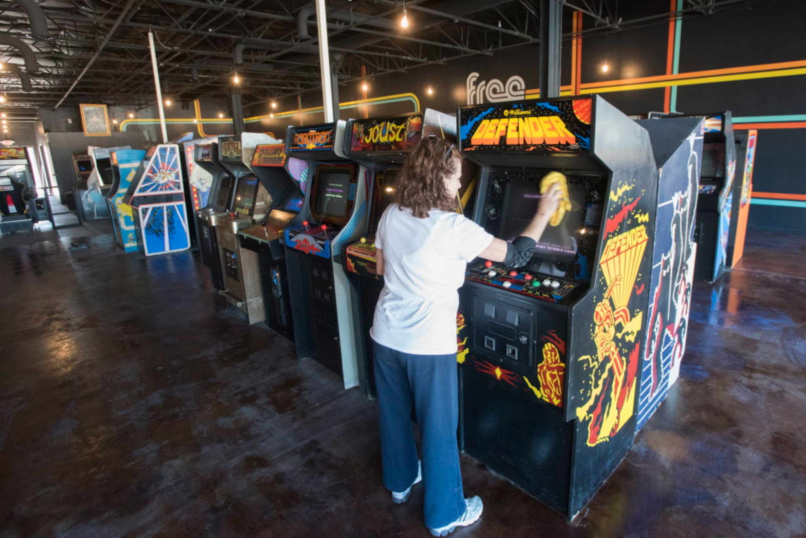 Get a look inside Free Play Arcade, now open in Richardson