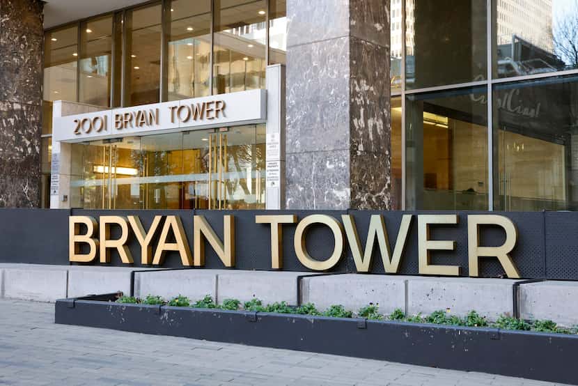 About half of the 40-story Bryan Tower will be converted to apartments.