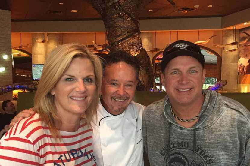 Chef Stephan Pyles posted this pic from a birthday party in honor of Trisha YEarwood's 51st...