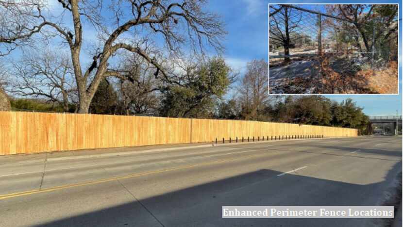 The Dallas Zoo showed some of the upgrades it's done to its perimeter fencing in a...