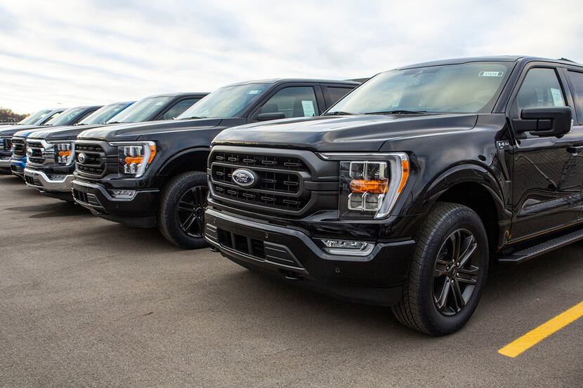 The 2021 Ford F-150.