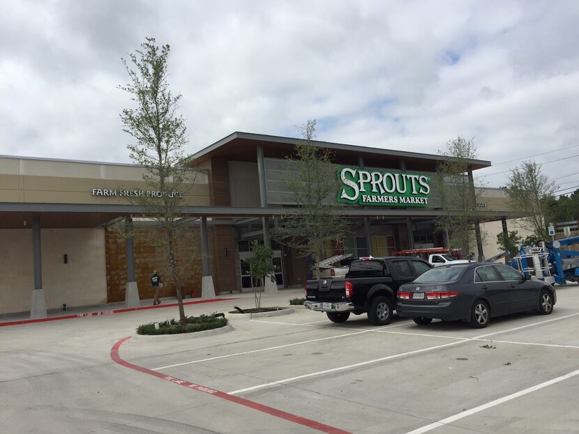 The shopping center at Lake Highlands Town Center includes a Sprouts grocery store at the...