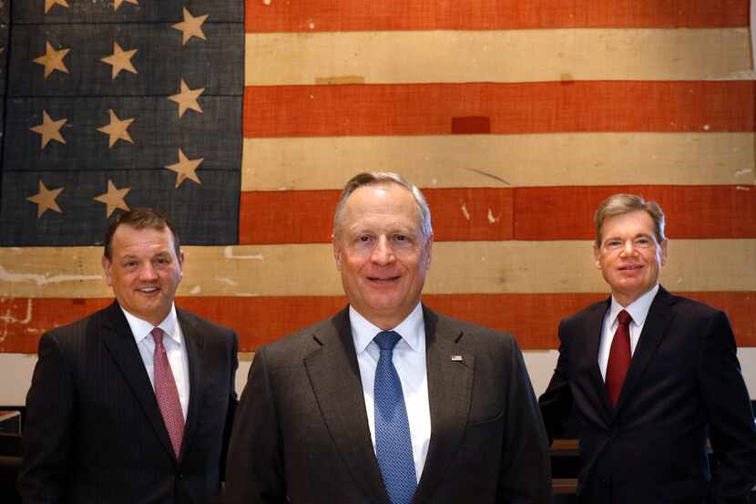 From left: Russell Freeman, vice chairman, Perot Group; Ross Perot Jr., chairman of the...