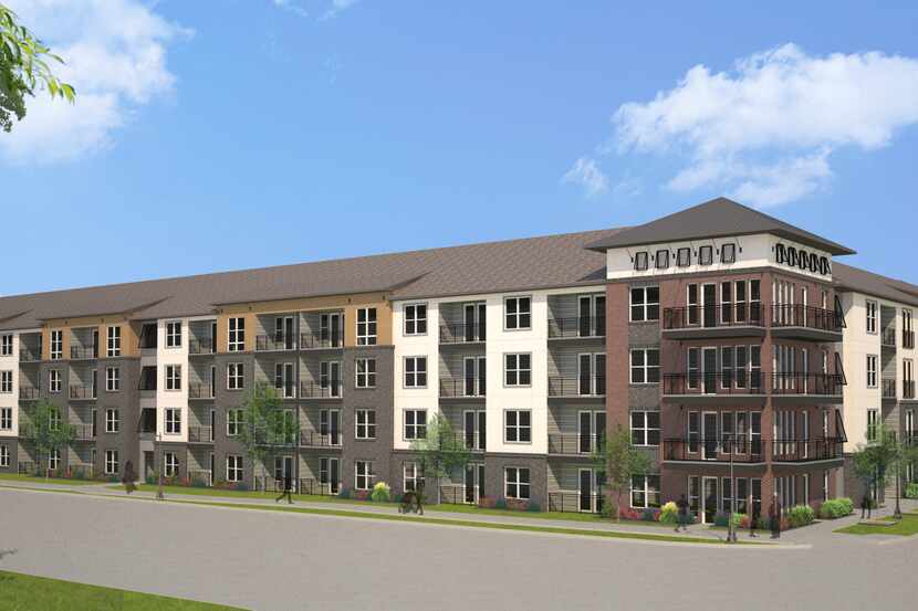 The new apartment community will join the Hub 121 development in Craig Ranch.
