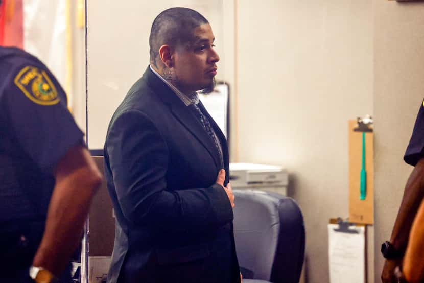 Nestor Hernandez, 31, exits the courtroom after victim impact statements at the Frank...