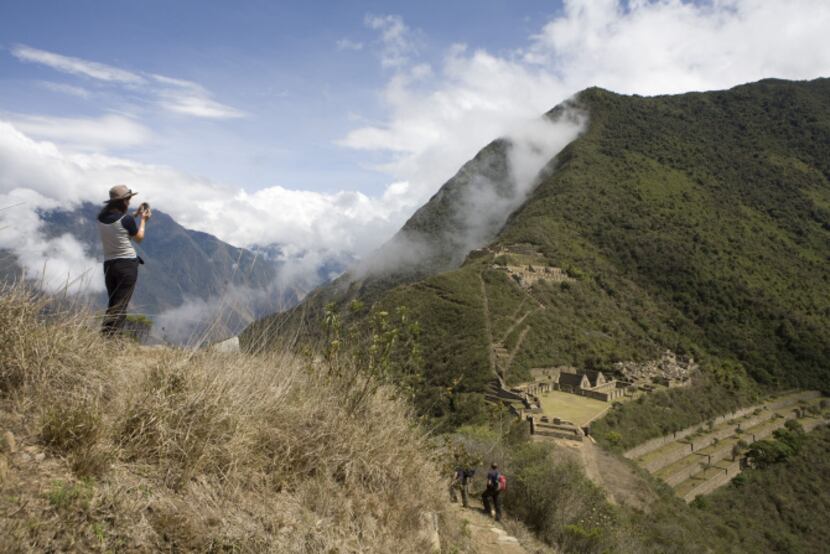 The Incan ruins at Choquequirao in Peru don't get the publicity of Machu Pichu, but...