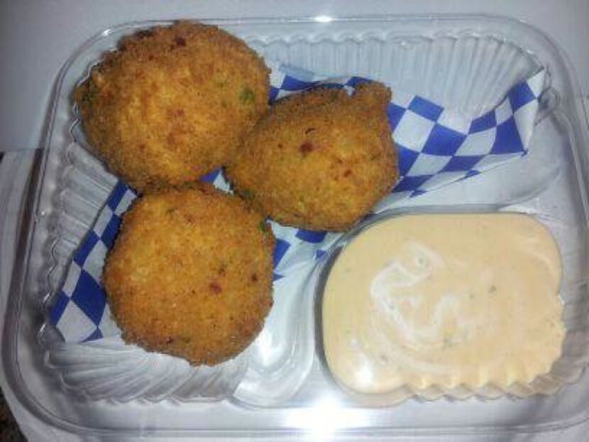 Texas Fried Fireballs are a deep-fried mix of pimiento cheese, pickles, cayenne pepper and...