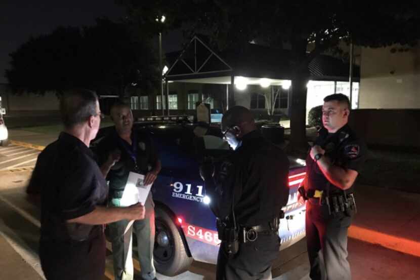 The search went deep into the night as police scoured southeast Arlington in search of the...