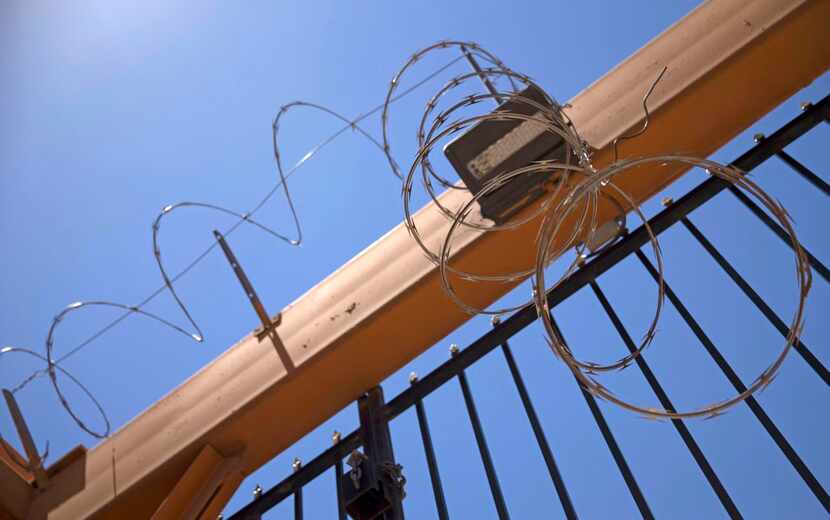 Barbed wire meant  to deter intruders was also damaged during a vandalism spree at the...