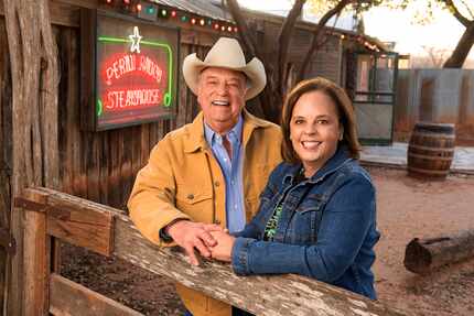 Tom and Lisa Perini own Perini Ranch Steakhouse in Buffalo Gap, Texas. Tom Perini appeared...