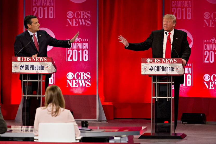  Ted Cruz, sparring with Donald Trump at a debate in South Carolina earlier this month, won...
