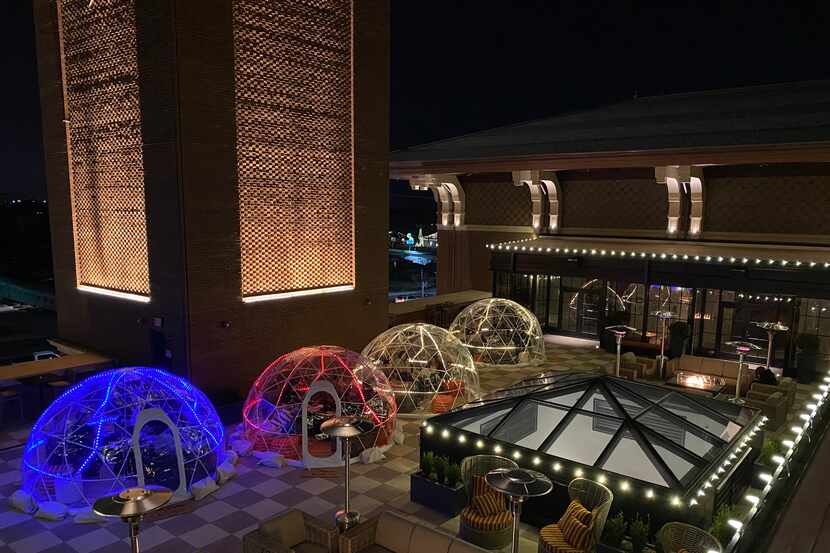 Hotel Vin in Grapevine is offering a new dining experience. Take a look at the "bubbles"...