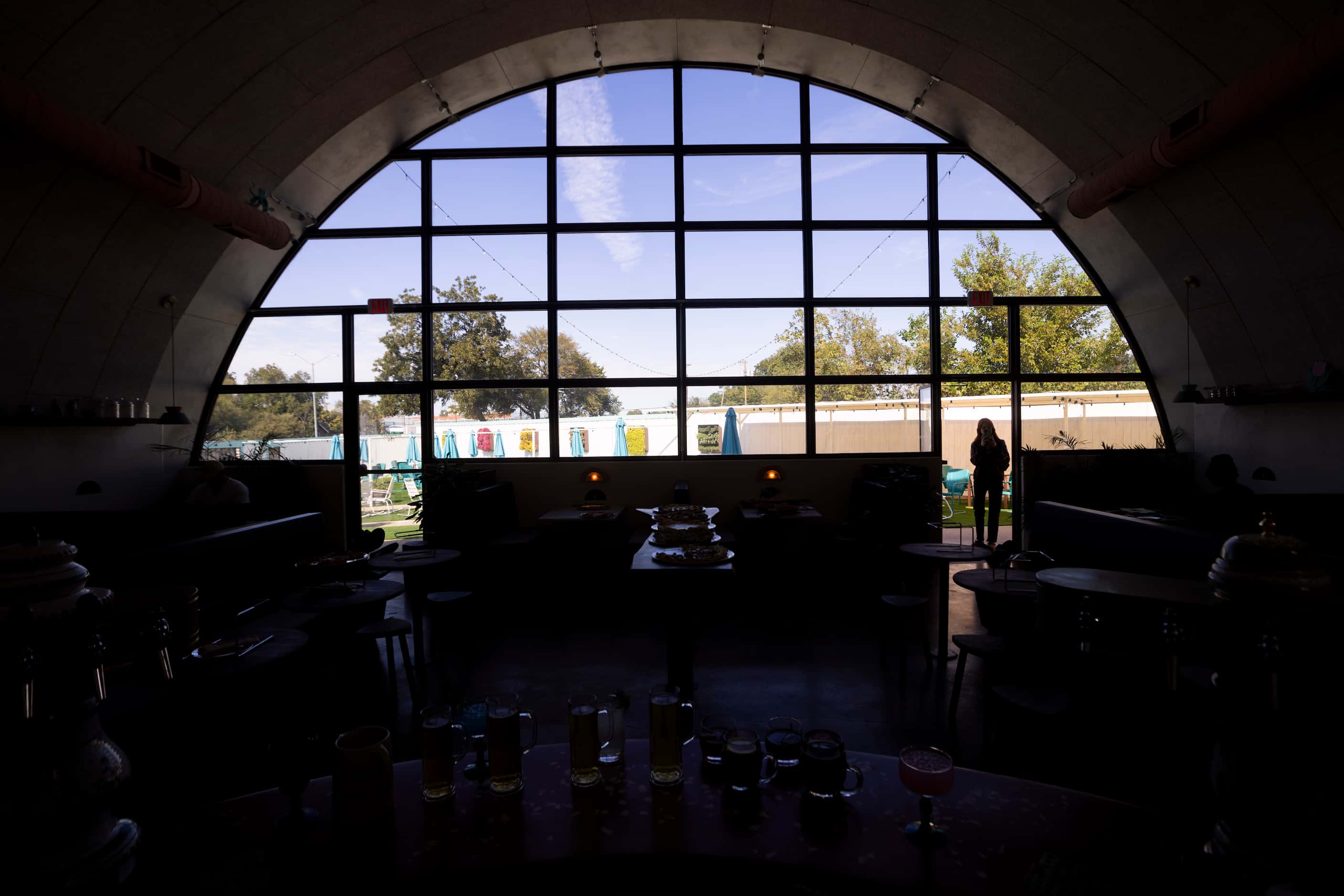 The interior of the Wriggly Tin, a new bar near Fair Park, in Dallas on Monday, Oct. 30,...