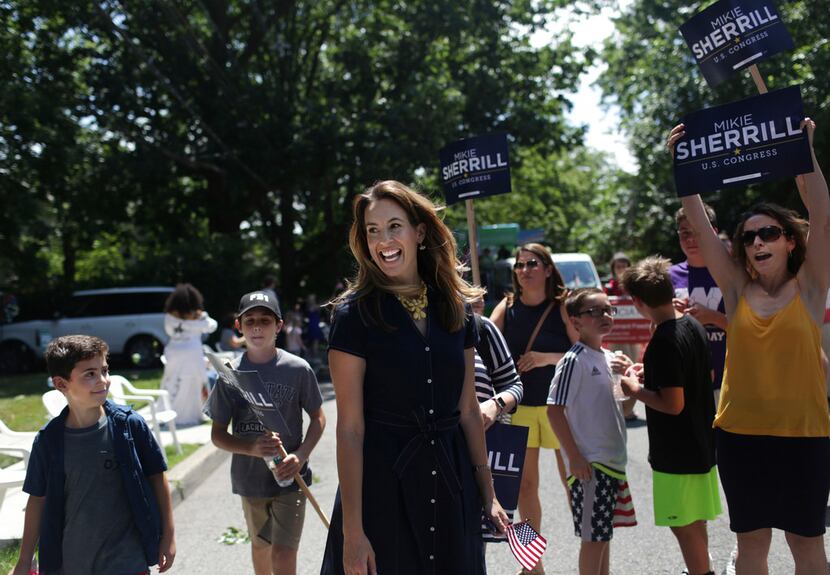  Mikie Sherrill, a former Navy pilot and federal prosecutor now running as a Democratic for...