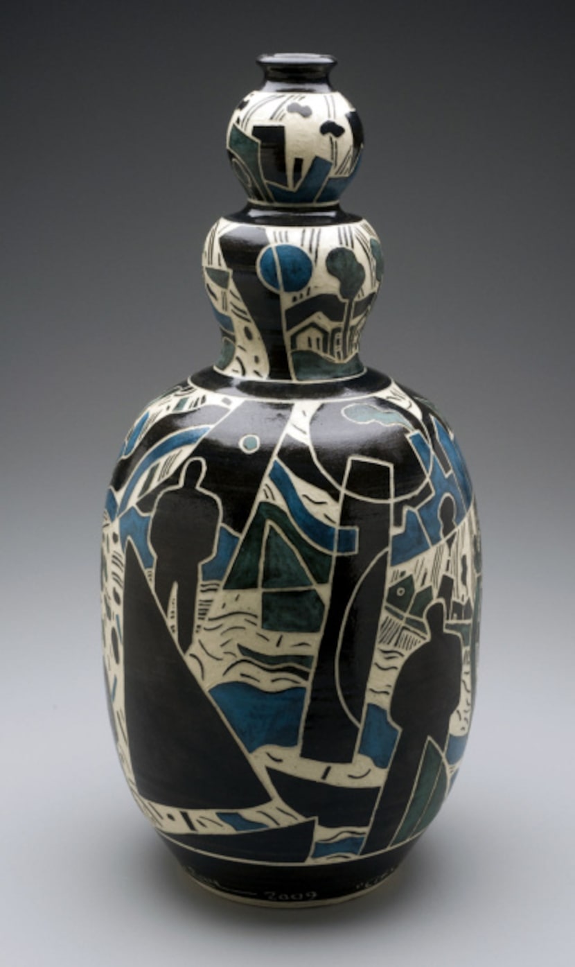  "City Skies" is a stoneware work by Marty Ray. Ray's work will be part of the White Rock...