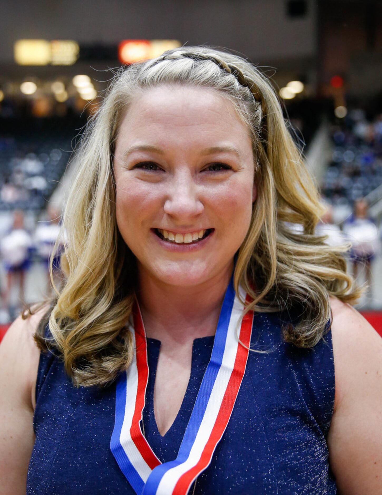 Trophy Club Byron NelsonÃs Brianne Groth after winning a class 6A volleyball state final...