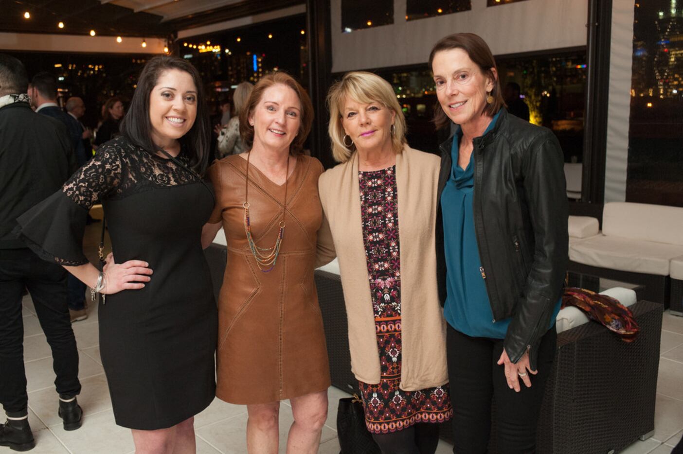 From left: Elizabeth Ferons, Nancy Wechsler, Kim Miner and Rebecca LaFavre  attended the...