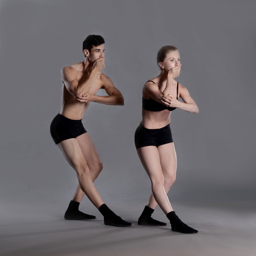 Bruce Wood Dance's Seth York and Olivia Rehrman evoking restrictions on freedom of...