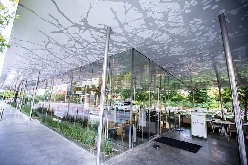 The restaurant at Klyde Warren Park currently sits empty, after it operated as a high-end...