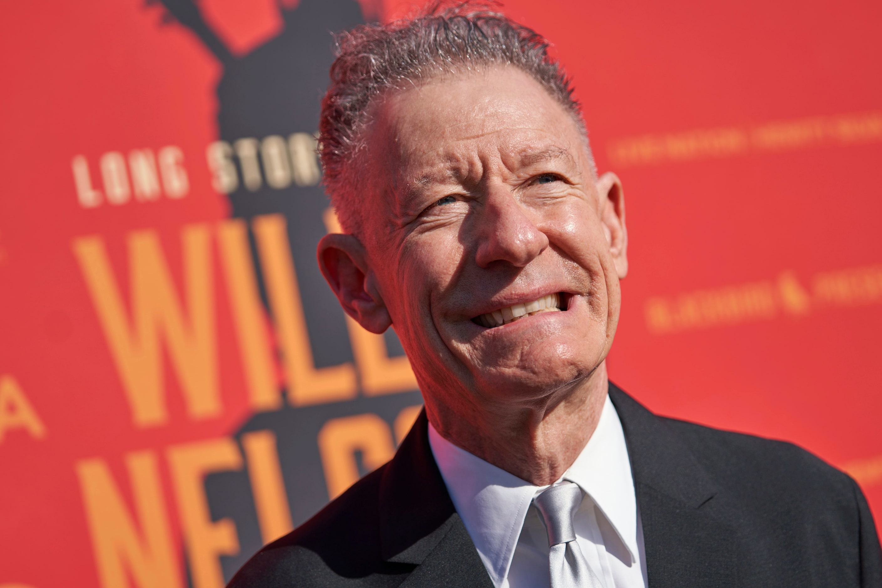 Lyle Lovett arrives at Willie Nelson 90, celebrating the singer's 90th birthday, on...