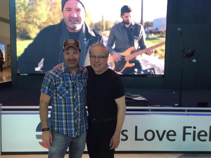 Jon Christopher Davis, here with legendary Texas singer-songwriter Radney Foster, was the...