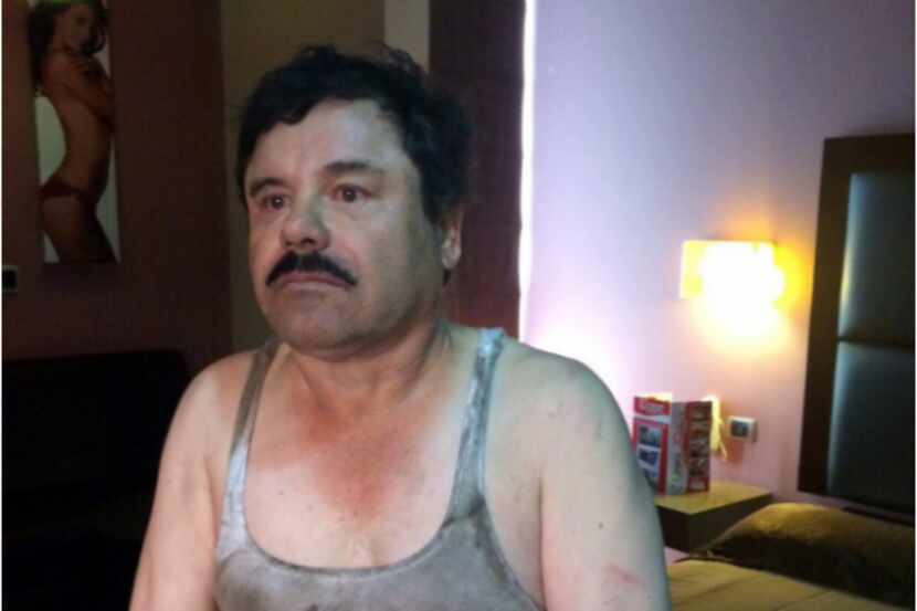  Yesterday's news? 'El Chapo' after his capture in January. (AFP/Getty Images)