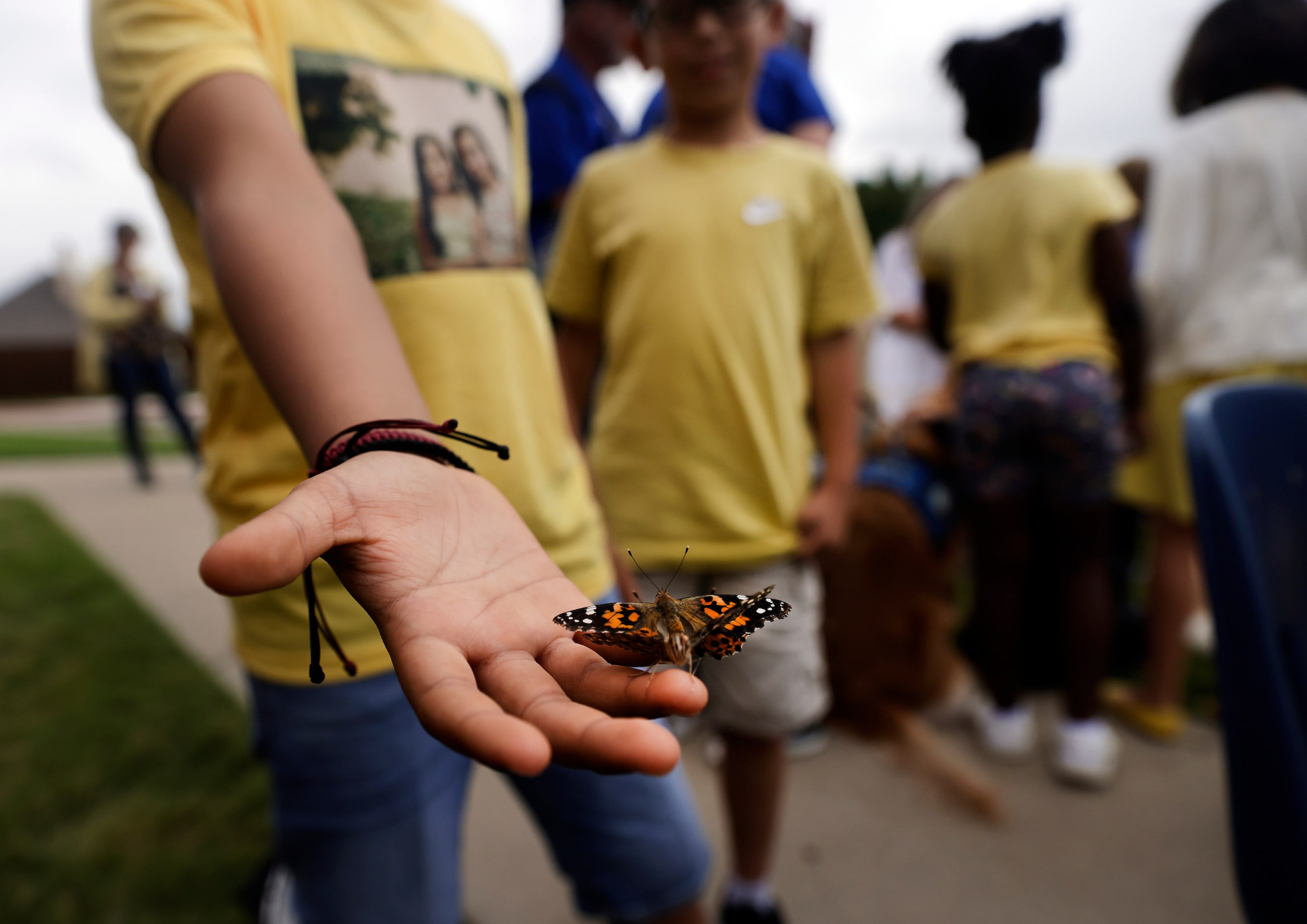 In remembrance of Daniela and Sofia Mendoza, butterflies were released by Cheri Cox...