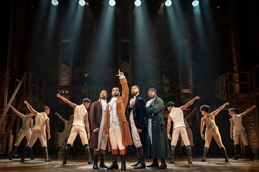 The "Hamilton" national tour is one of several productions on the 2023-2024 Broadway at the...