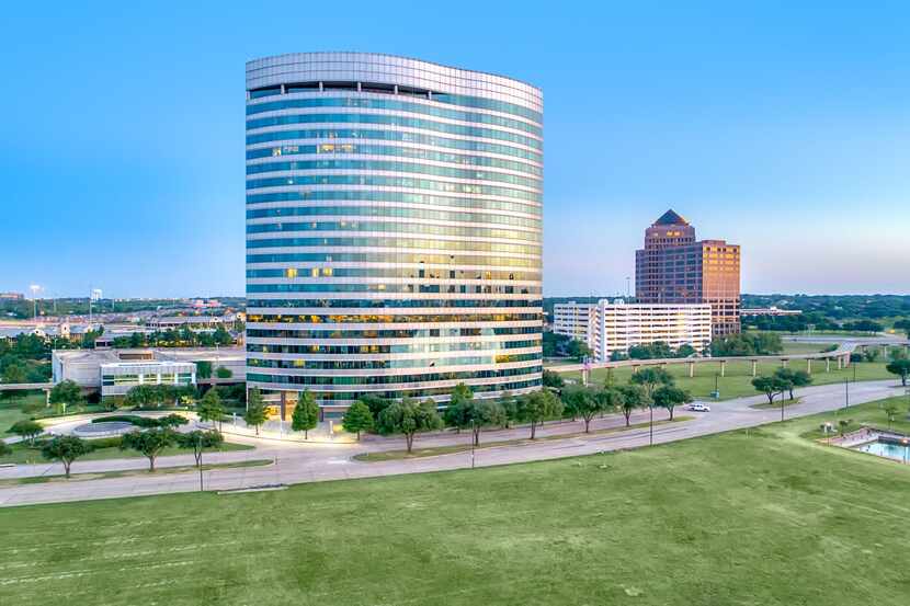 The 600 Las Colinas tower is near Carpenter Freeway in Irving.