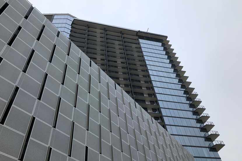 The 28-story Eastline Residences tower will open in February.