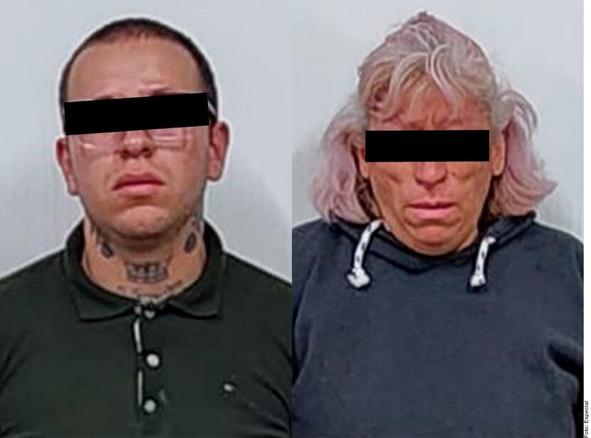 Rodolfo “N” y Hortensia “N”, hijo y madre, fueron arrestados tras verlos en el automóvil de...