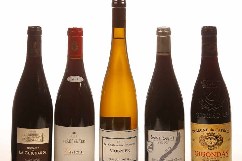 A selection of wines in The Dallas Morning News photo studio in Dallas on June 15, 2017. ...