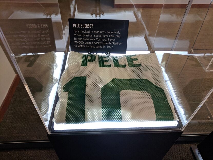 Pele's New York Cosmos jersey form his last game in 1977.  