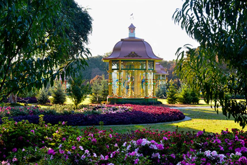 12 Days of Christmas en el Dallas Arboretum.