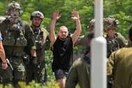 Almog Meir Jan, 21, one of four hostages who were kidnapped in a Hamas-led attack on Oct. 7,...