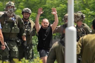 Almog Meir Jan, 21, one of four hostages who were kidnapped in a Hamas-led attack on Oct. 7,...