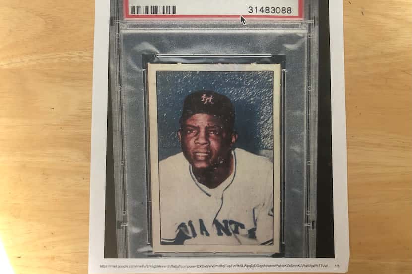 This 1952 Willie Mays card was sold in 2021 by Heritage Auctions in Dallas for $93,000. The...