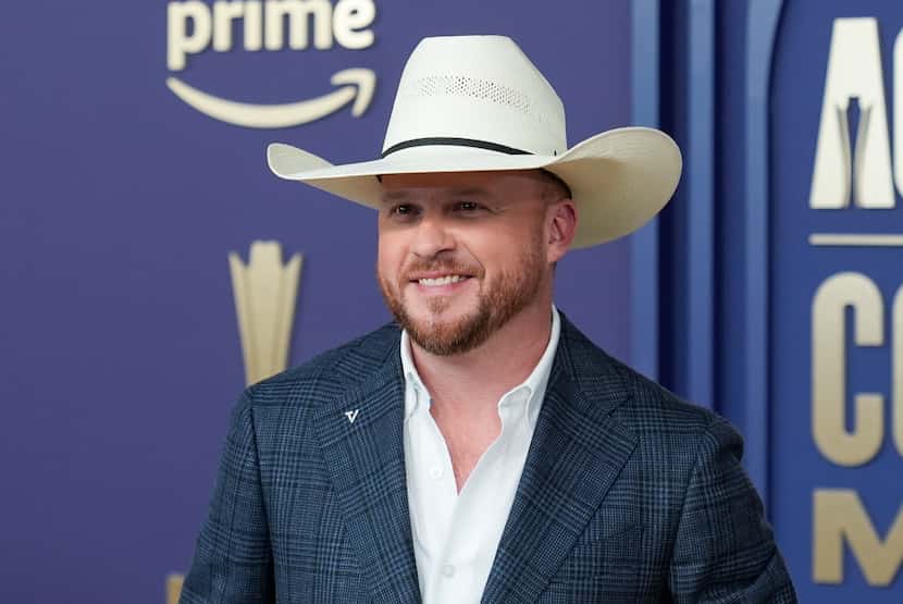Cody Johnson arrives at the 59th annual Academy of Country Music Awards on Thursday, May 16,...