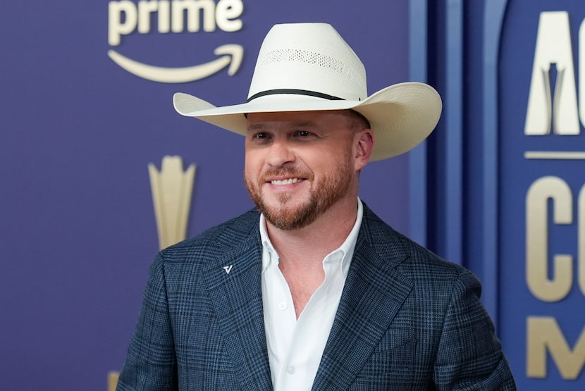 Cody Johnson arrives at the 59th annual Academy of Country Music Awards on Thursday, May 16,...