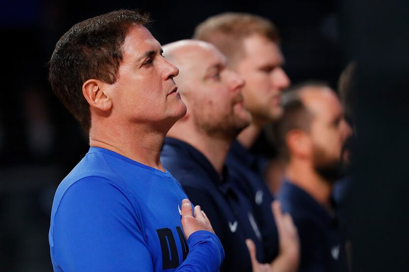 Mark Cuban has given Mavericks' players the option of conveying their opinions via the big...