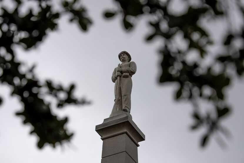 The Confederate War Memorial in Downtown Dallas.