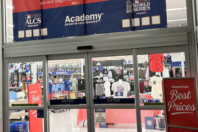 An employee at Academy Sports & Outdoors, at 2428 South Stemmons Fwy in Lewisville will be...