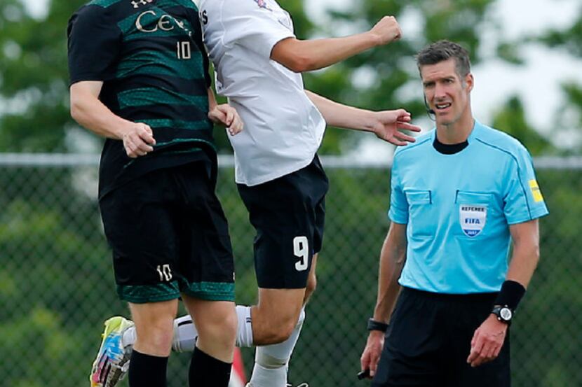 Coppell's Wyatt Priest (right), pictured playing in a club match, ranks among the area...