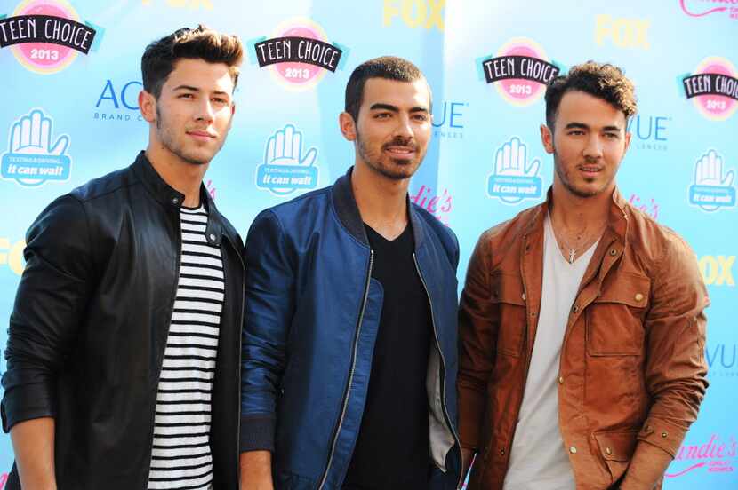 Nick Jonas, Joe Jonas and Kevin Jonas