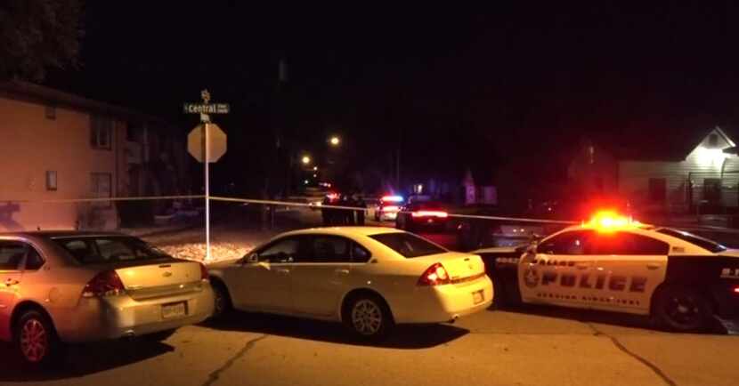 Police responded to the scene of the shooting Sunday night on South Central Expressway in...