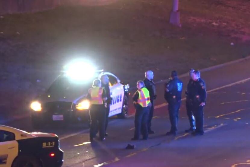 Dallas police and Dallas County sheriff's deputies responded to a crash that killed a...
