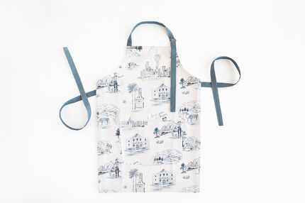 Texas Modern Toile Adult Apron by Surface Love for Minted, $38